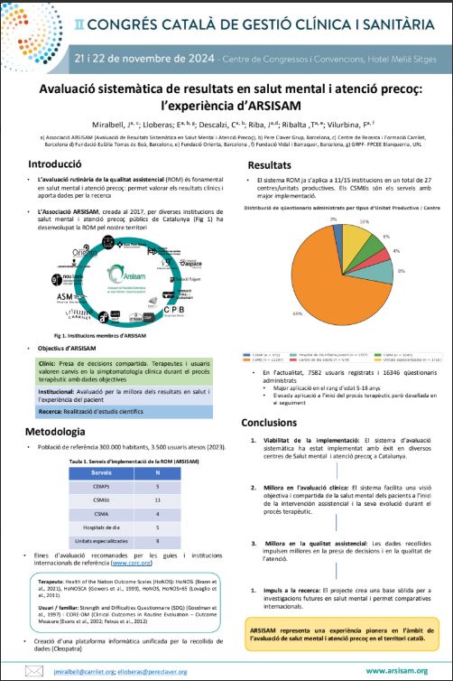 Poster ROM Congrés Catalá de Gestió i Sanitària