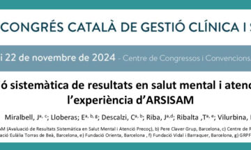 II CONGRÉS CATALÀ DE GESTIÓ CLÍNICA I SANITÀRIA